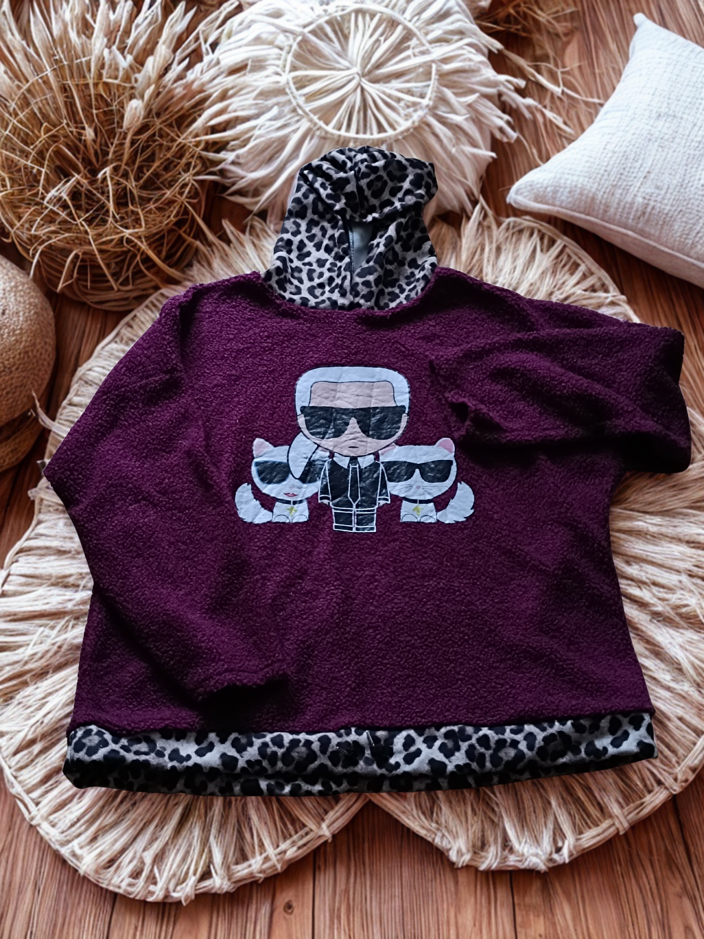 Bouclé Hoodie Karl - Second Hand