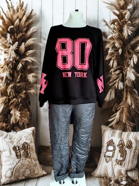 Sweaty New York Schwarz