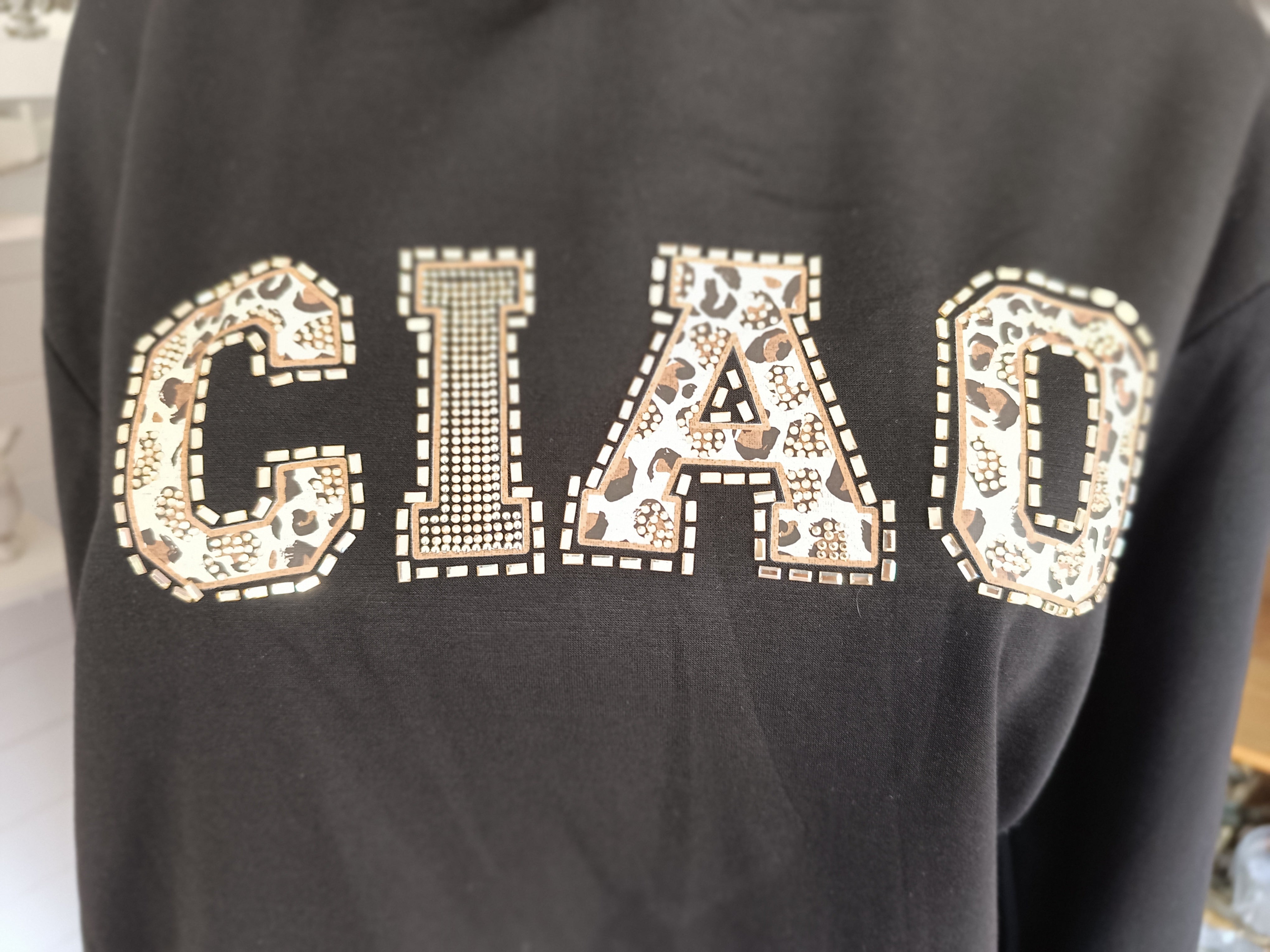 Sweatshirt mit Kapuze Ciao