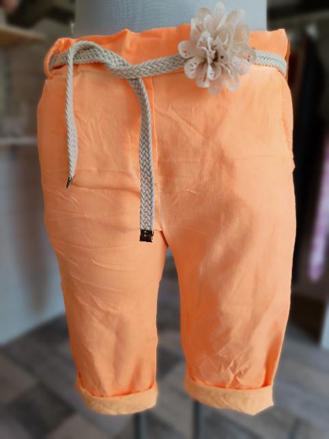 jogpant mit guertel orange