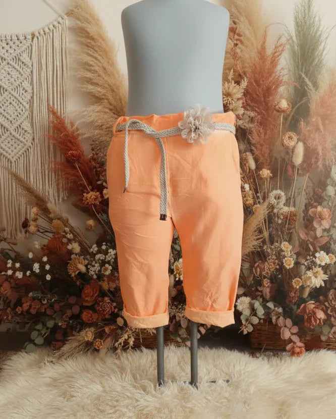 Jogpant Lucky Jogpants jogpant_mit_g_rtel_orange Purplerose Fashion