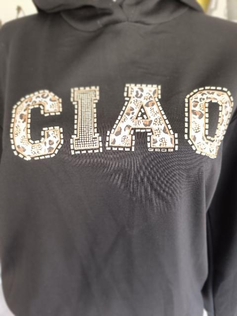 Sweatshirt Ciao mit Kapuze