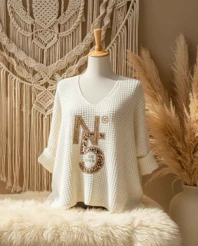 Pullover Paris No5 Natur Pullover photostudio-1764246148440 Purplerose Fashion