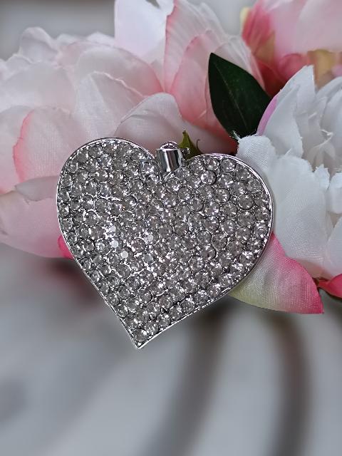 Vario Wechsel Anhänger Silber Herz