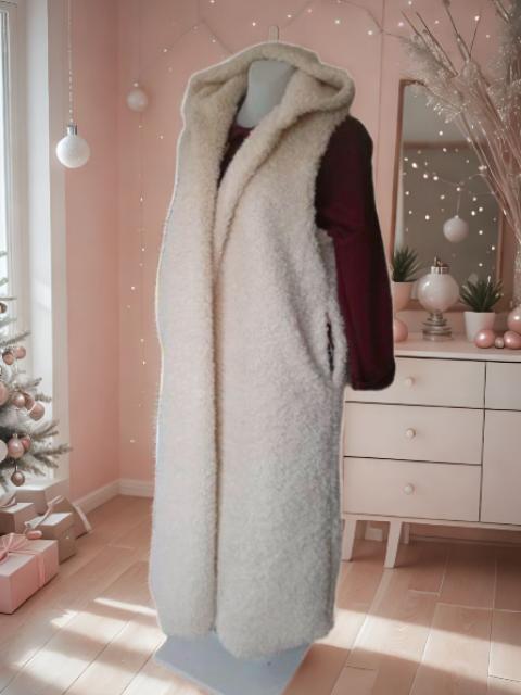 Teddy Longweste Leo Creme