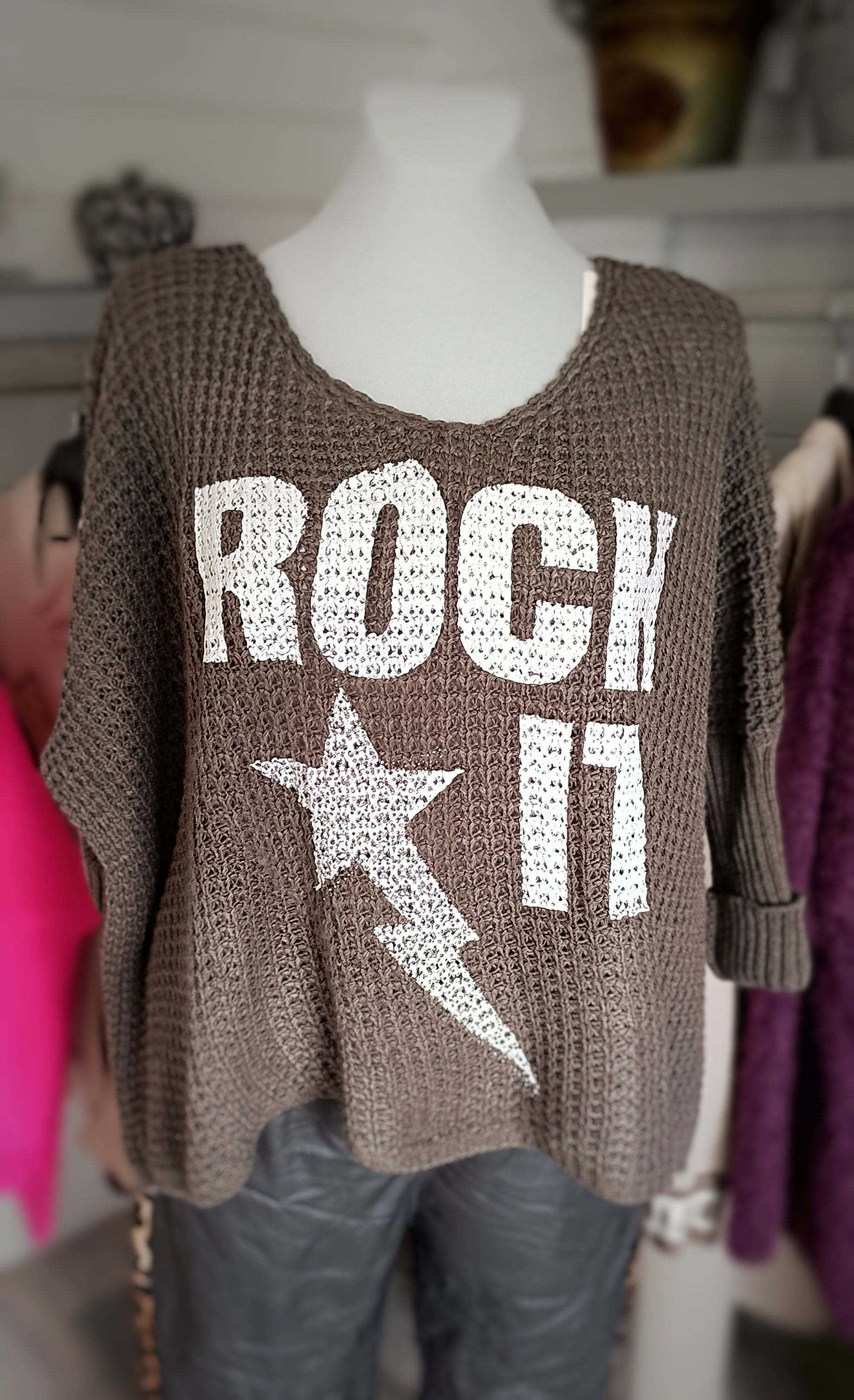 Pulli Rock It Taupe