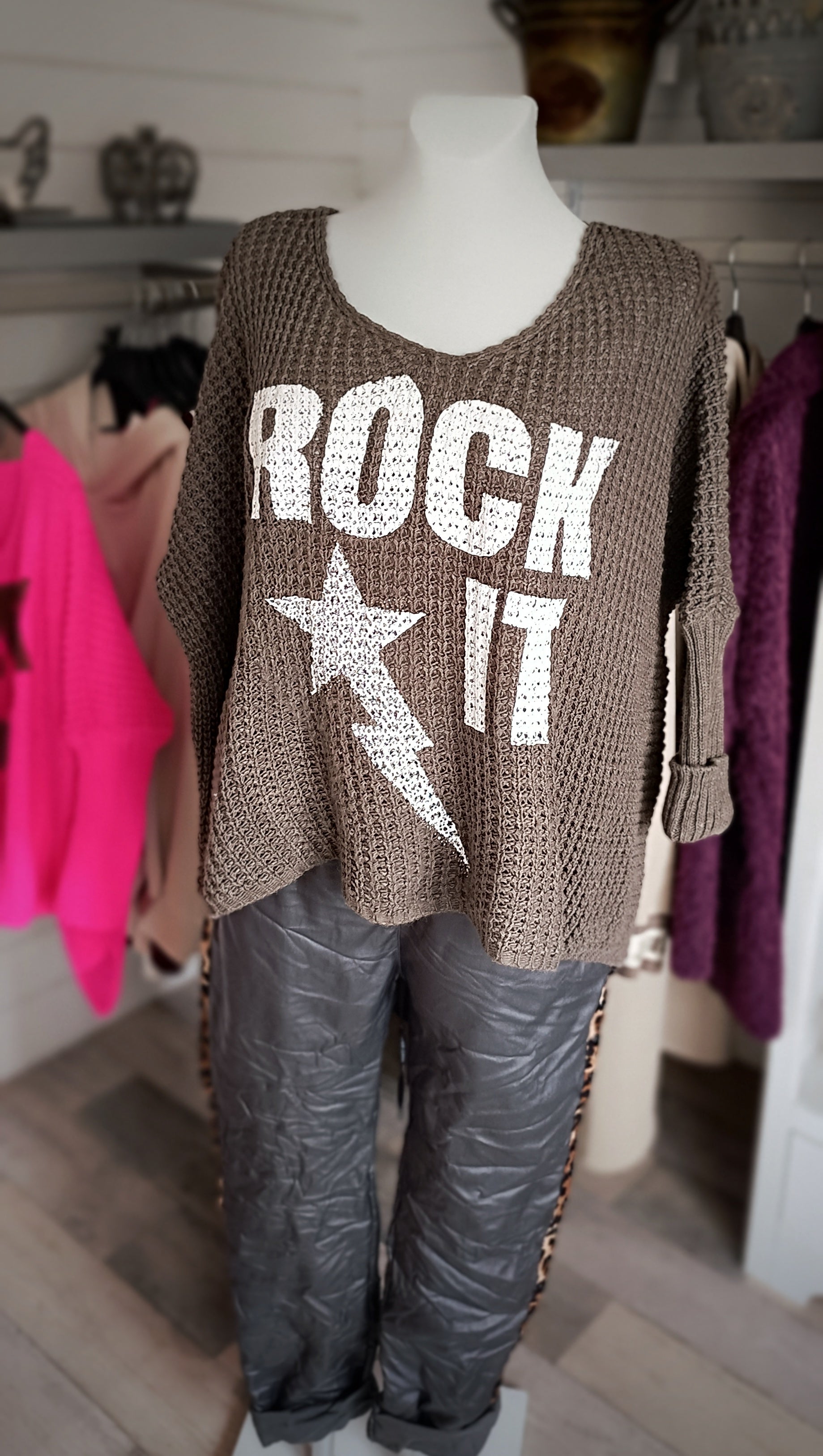 Pulli Rock It Taupe